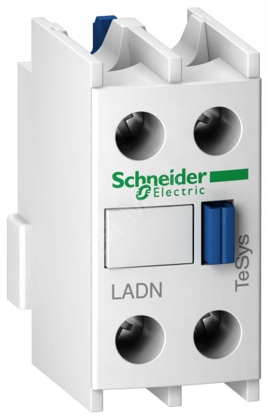 Блок контактный дополнительный к LC1-D фронтальный 1но+1нз LADN11 Schneider Electric - превью