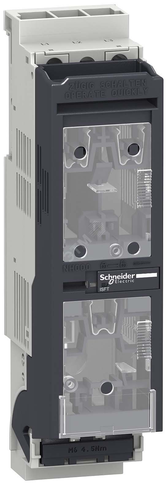 Выключатель-разъединитель с предохранителем ISFT100N/DIN(000) 3П LV480750 Schneider Electric - превью
