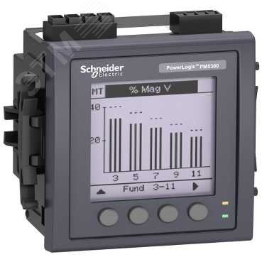 Измеритель мощности PM5563 с выносным дисплеем, до 63-й гармоники METSEPM5563RDRU Schneider Electric - превью