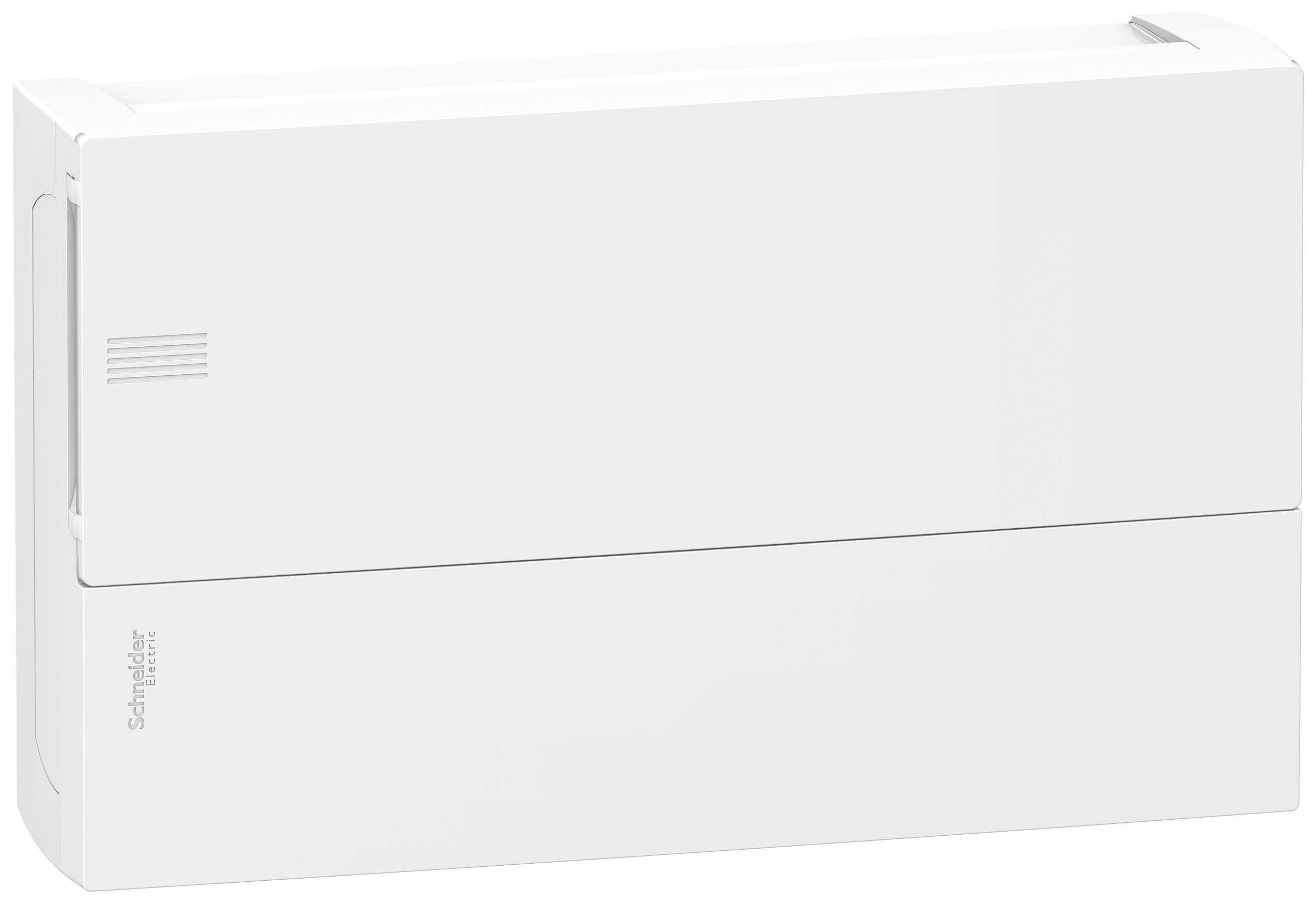Щит распределительный навесной ЩРн-П-18 IP40 пластиковый белая дверь Mini Pragma NEW MIP12118 Schneider Electric - превью