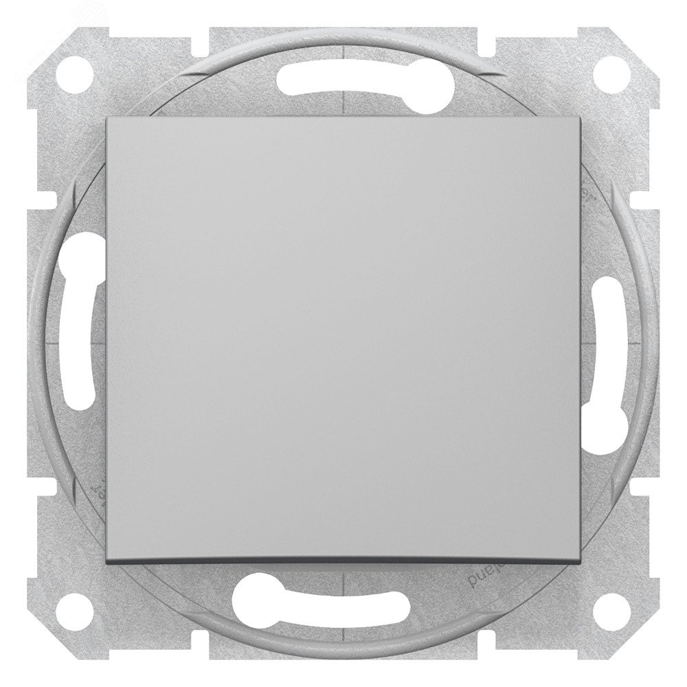 Sedna Переключатель одноклавишный в рамку алюминий схема 6 SDN0400160 Schneider Electric - превью 4