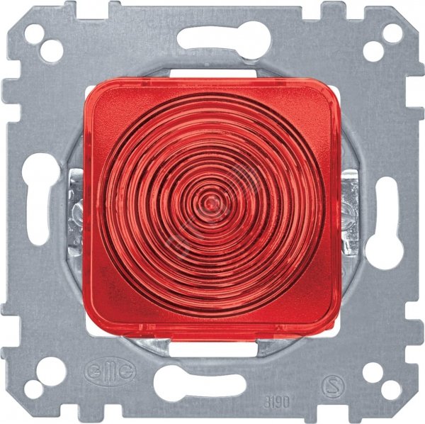 Механизм сигнальной лампы E10 красный колпачок MTN319018 Schneider Electric - превью 2
