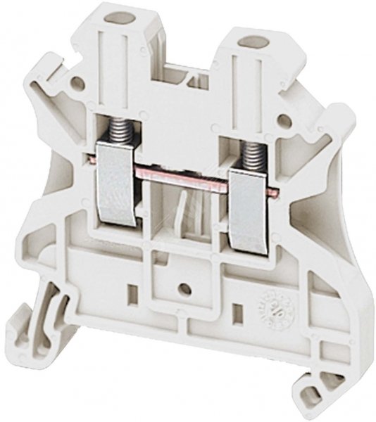 Клеммник винтовой проходной 2.5мм.кв 2 точки подключения NSYTRV22WH Schneider Electric - превью