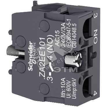 Контактный блок 1НО ZA2EE101 Schneider Electric - превью