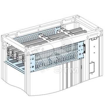 Изображение товара Крышка для горизонтальной секции шин 400х400 мм Schneider Electric Prisma P