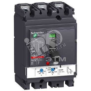 Изображение товара Автоматический выключатель 3П2Т TM250D NSX250B Schneider Electric