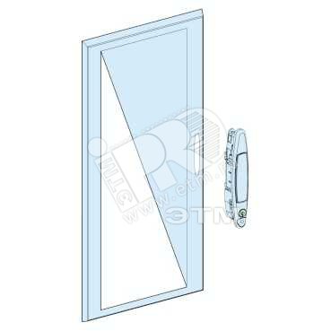 Дверь навесного шкафа прозрачная 18 модулей 08136 Schneider Electric - превью