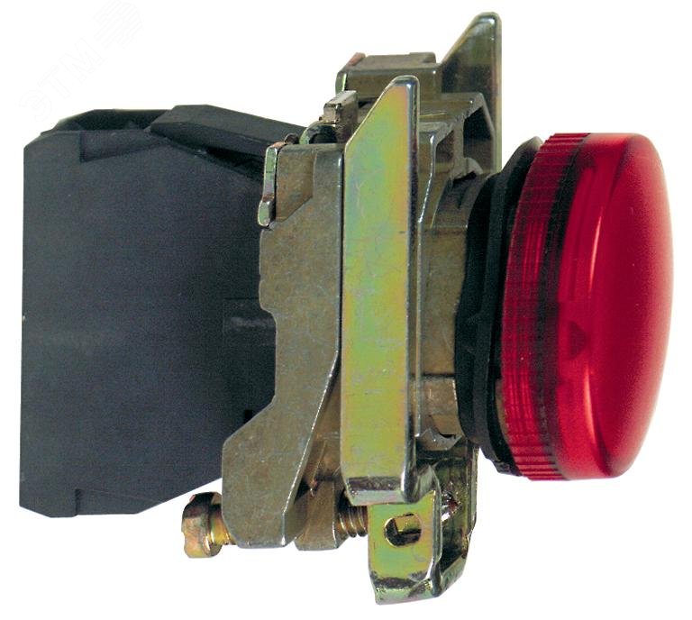 Лампа сигнальная 22мм 24в светодиодная красная XB4BVB4 Schneider Electric - превью 7