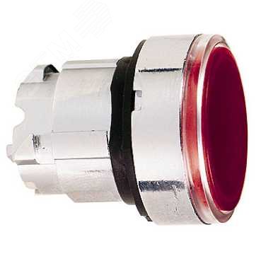 Головка кнопки с подсветкой красная ZB4BW34 Schneider Electric - превью 5