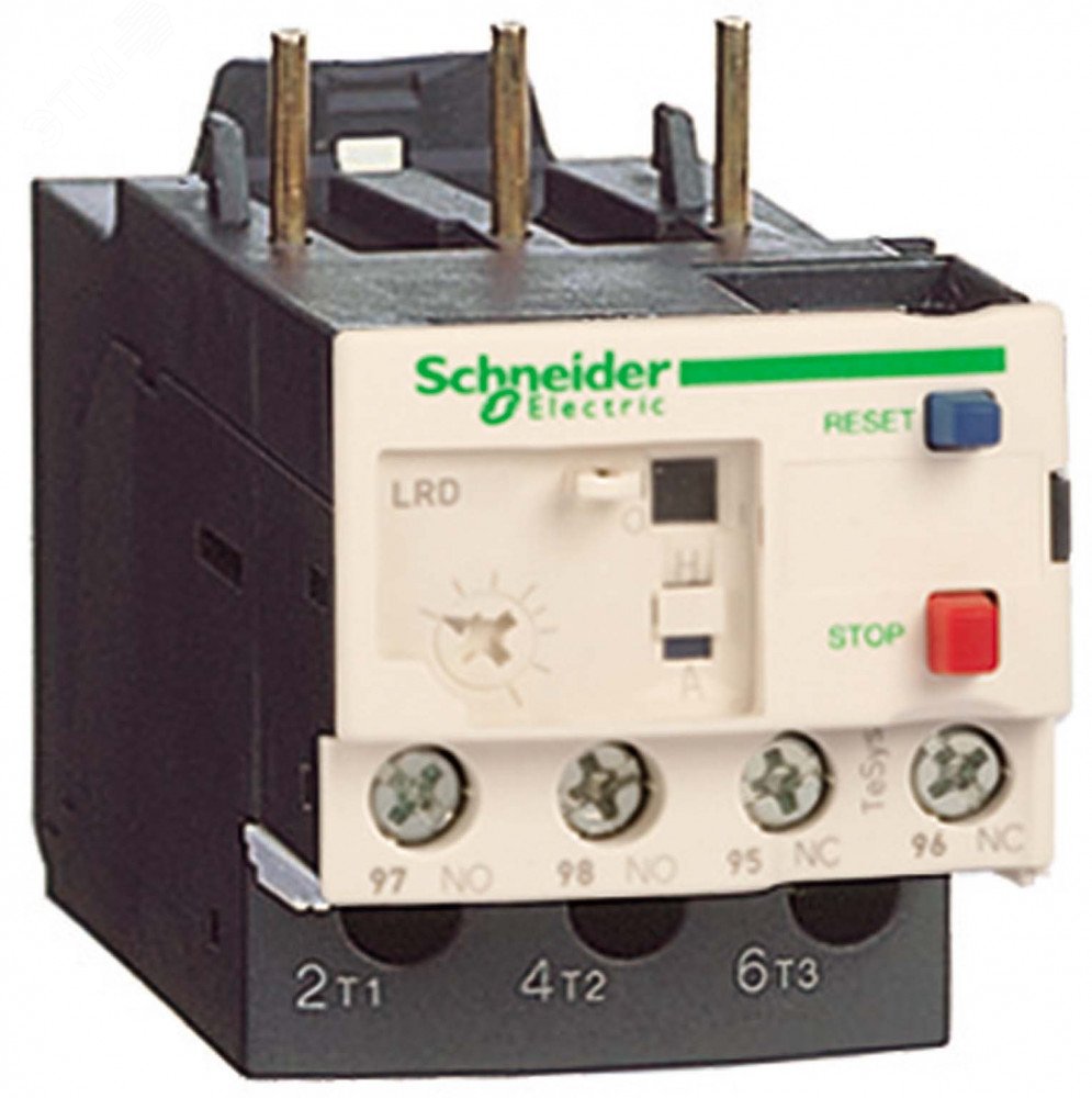 Реле тепловое 1.6-2.5A LRD07 Schneider Electric - превью 2