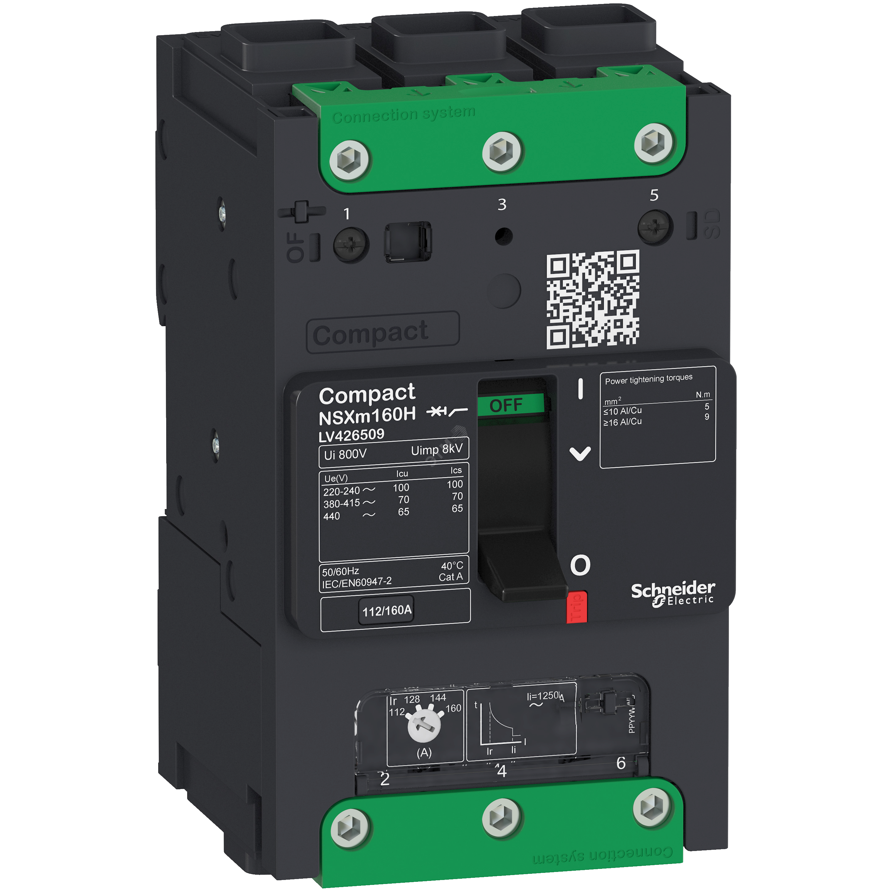 Выключатель автоматический 3П NSXm 16kA TM50D Elink LV426104 Schneider Electric - превью 2