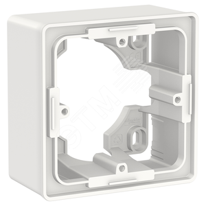 Коробка UNICA NEW для открытой установки 1-постовая белый NU800218 Schneider Electric