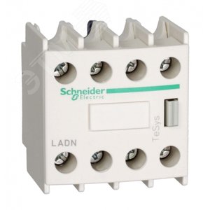 Блок контактный дополнительный к LC1-D фронтальный 4нз LADN04 Schneider Electric - 2