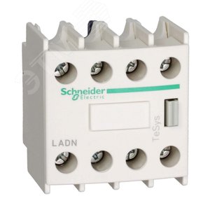 Блок контактный дополнительный к LC1-D фронтальный 3но+1нз LADN31 Schneider Electric - 4