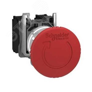 Кнопка красная грибовидная XB4BS8444 Schneider Electric - 7