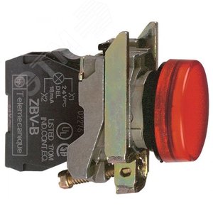 Лампа 22мм 230-240В сигнальная красная XB4BVM4 Schneider Electric - 3
