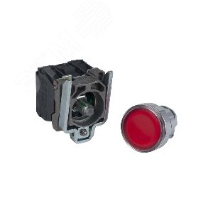 Кнопка красная возвратная 22мм 24В с подсветкой XB4BW34B5 Schneider Electric - 9