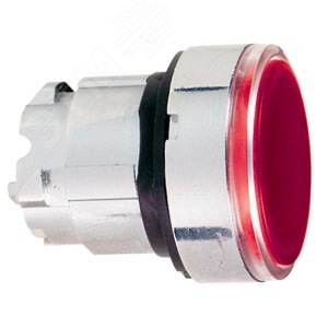 Головка кнопки с подсветкой красная ZB4BW343 Schneider Electric - 2