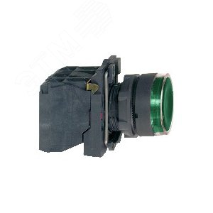Кнопка зеленая 22мм с подсветкой 230-240В 1но+1нз XB5AW33M5 Schneider Electric - 8