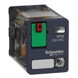 Реле 2CO светодиод 230В AC RPM22P7 Schneider Electric