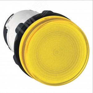Сигнальная световая арматура без лампы желтая 22мм 250V