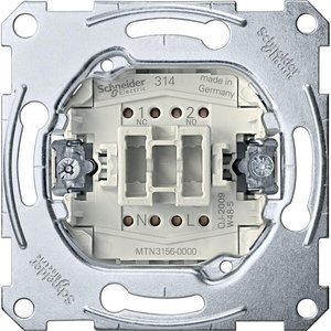 Механизм выключателя кнопочного 1п с замыкающим контактом с зажимом нейтрали MTN3156-0000 Schneider Electric - 3