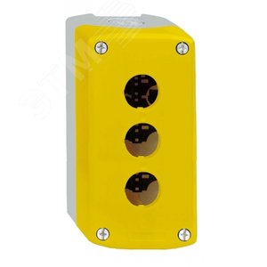 Пост кнопочный 3 кнопки желтый XALK03 Schneider Electric - 2