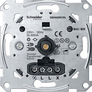 Механизм повротного светорегулятора 600ВА универсальный MTN5139-0000 Schneider Electric - 3