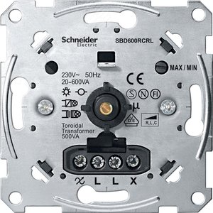 Механизм повротного светорегулятора 600ВА универсальный MTN5139-0000 Schneider Electric - 4