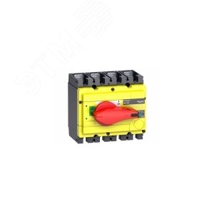 Выключатель-разъединитель INS250 4п красная рукоятка/желтая панель 31127 Schneider Electric - 7
