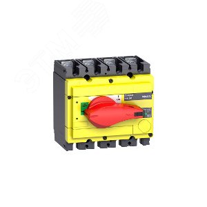 Выключатель-разъединитель INS250 4п красная рукоятка/желтая панель 31127 Schneider Electric - 8