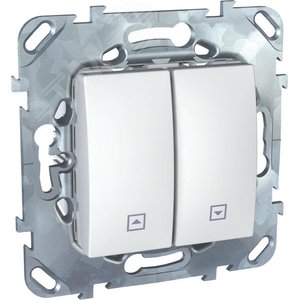 UNICA Выключатель для жалюзи нажимной в рамку белый MGU5.207.18ZD Schneider Electric - 4