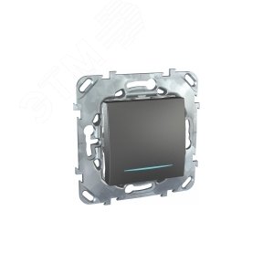 UNICAtop Переключатель одноклавишный с индикацией в рамку графит MGU5.203.12NZD Schneider Electric - 6