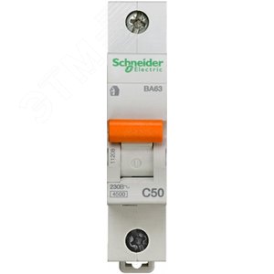Выключатель автоматический однополюсный 50А С ВА63 4.5кА 11208 Schneider Electric - 3