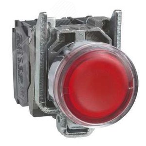 Кнопка красная возвратная 22мм с подсветкой 230-240В 1но+1нз XB4BW34M5 Schneider Electric - 8