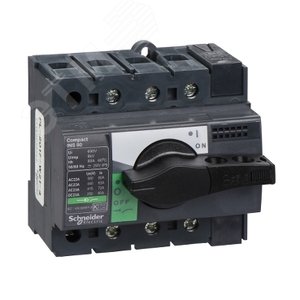 Выключатель-разъединитель INS80 3п 28904 Schneider Electric - 6