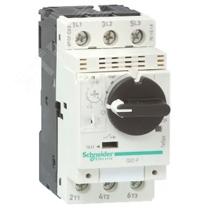 Выключатель автоматический для защиты электродвигателей 0.40-0.63А GV2 управление ручкой GV2P04 Schneider Electric - 4
