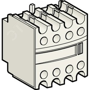 Блок контактный дополнительный к LC1-D фронтальный 2но+2нз LADN22 Schneider Electric - 5