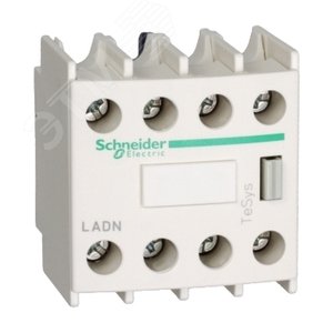 Блок контактный дополнительный к LC1-D фронтальный 3но+1нз LADN31 Schneider Electric - 5