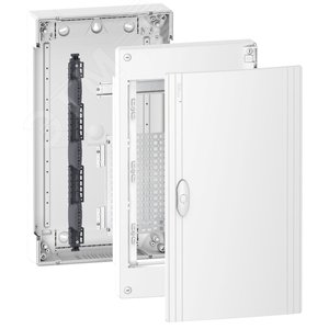 Щит мультимедийный PRAGMA IT навесной белая дверь 3 ряда х 13 модулей IP40 IK07 PRA313SU Schneider Electric - 2