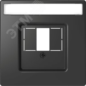 Накладка центральная D-Life для TAE/Audio/USB антрацит SD