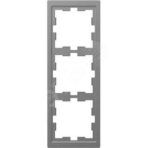 Изображение товара Рамка трехпостовая D-Life сталь нержавеющая SD (шт)