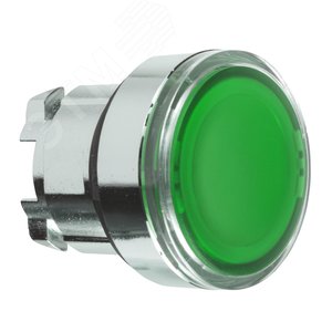 Головка кнопки зеленая 22мм ZB4BA38 Schneider Electric - 3