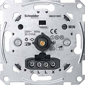 Механизм поворотного светорегулятора 315Вт MTN5136-0000 Schneider Electric - 5