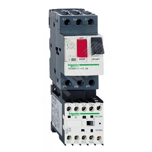 Пускатель магнитный 6А = 24B GV2-ME10 4-6.3А GV2MEK1 артикул ...
