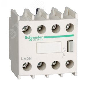 Блок контактный дополнительный к LC1-D фронтальный 4нз LADN04 Schneider Electric - 4