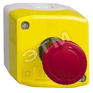 Кнопка аварийная красная поворотная с фиксацией 22мм 1нз IP65 600В