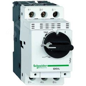 Выключатель автоматический для защиты электродвигателей 14А GV2 управление ручкой винтовые зажимы магнитный расцепитель GV2L16 Schneider Electric - 6