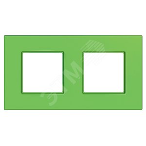 Изображение товара UNICA QUADRO Рамка 2 поста киви (шт)