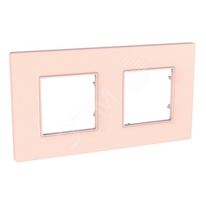 Unica-Quadro Рамка 2 поста розовый жемчуг